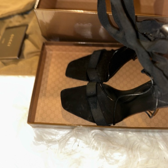 Gucci Black Strappy Heels - Picture 11 of 16